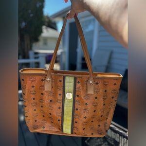 Authentic MCM Cognac tote bag (limited edition)